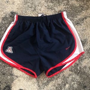 Women’s Nike Dri fit shorts- University of Arizona